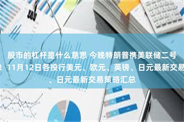 股市的杠杆是什么意思 今晚特朗普携美联储二号人物登场！11月12日各投行美元、欧元、英镑、日元最新交易策略汇总