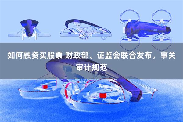 如何融资买股票 财政部、证监会联合发布，事关审计规范